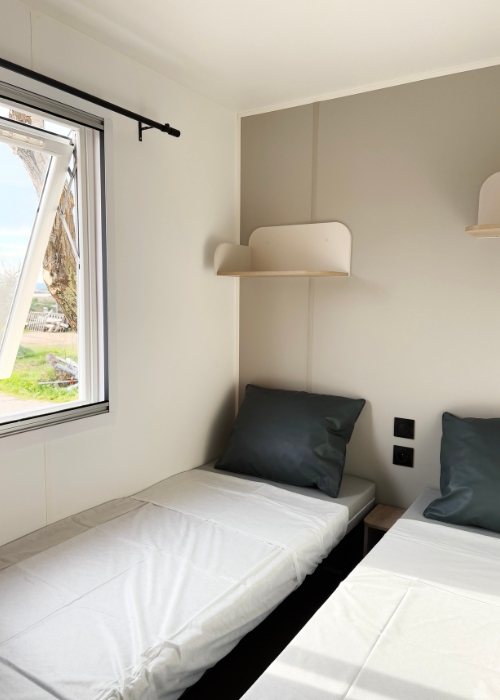 Mobil-home Loggia 2 chambres NEW 2025 au Camping Montpellier Plage