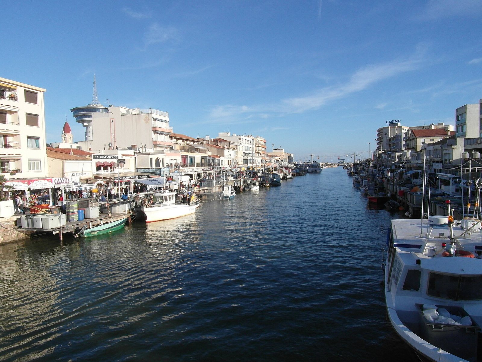 Le port et les canaux de Palavas-les-Flots