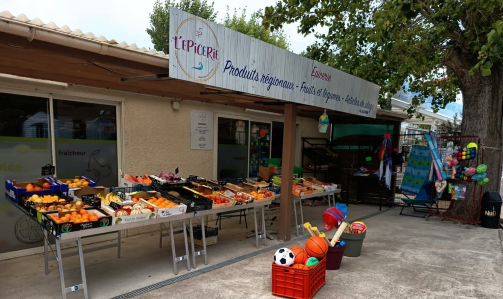 Épicerie camping Montpellier Plage 